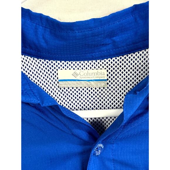 Columbia PFG Shirt Mens Small Blue Florida Gators Football Long Sleeve Button Up - Picture 5 of 10